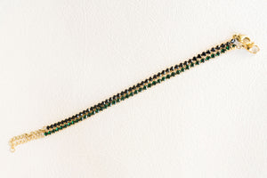 Championship duo bracelets green and black