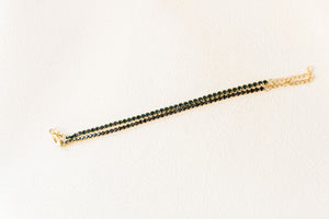 Championship duo bracelets green and black