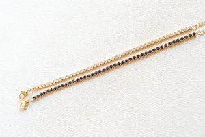 Championship duo bracelets maroon and white