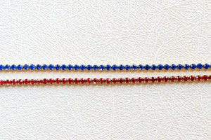 Championship duo bracelets red and blue