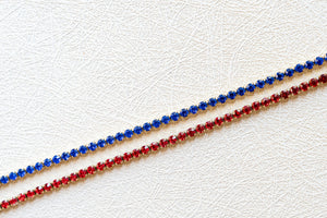 Championship duo bracelets red and blue