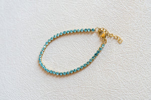 Aquamarine Tennis Bracelet