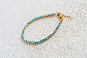 Aquamarine Tennis Bracelet