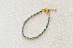 Aquamarine Tennis Bracelet