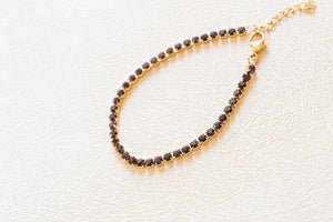 Garnet Tennis Bracelet