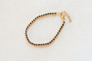 Garnet Tennis Bracelet