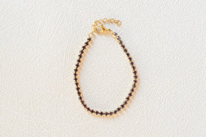 Garnet Tennis Bracelet