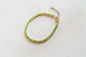 Peridot Tennis Bracelet