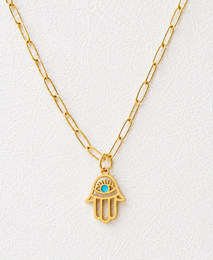 Guardian Grace Necklace on Paperclip Chain