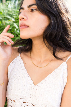 The Mini Paperclip Necklace