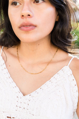 The Mini Paperclip Necklace