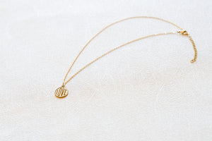 The Token of Love Necklace on Loop Cable Chain