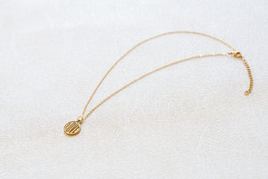 The Token of Love Necklace on Loop Cable Chain