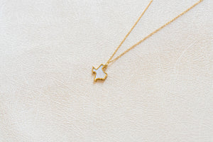 The Forever Texas Necklace on loop cable chain