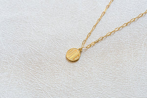 The Token Of Love Necklace on Mini Paperclip Chain