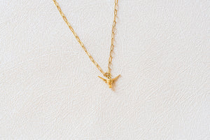 Victory horn on paperclip chain